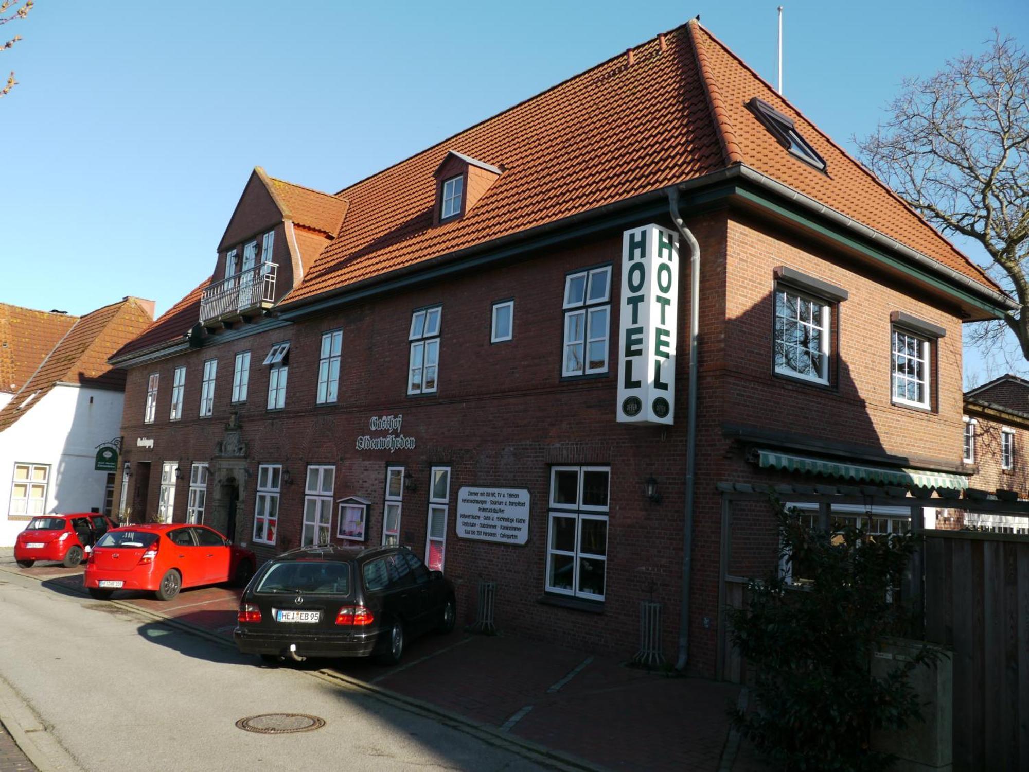 Gasthof Oldenwöhrden Buitenkant foto